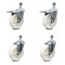 Service Caster 5 Inch Nylon Wheel Swivel 1/2 Inch Threaded Stem Caster Total Lock Brakes, 2PK SCC-TSTTL20S514-NYS-121315-2-S-2 - alternate 1